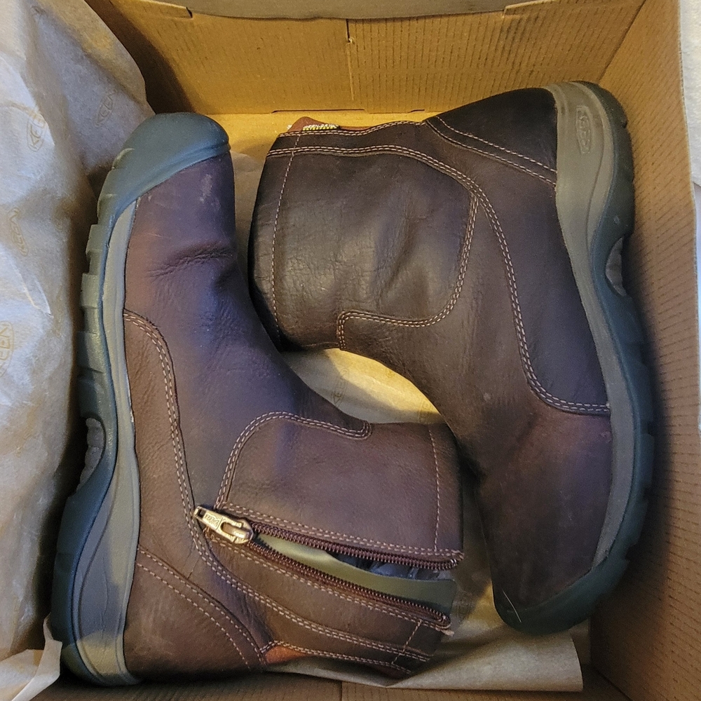 Keen Brown Leather Boots
